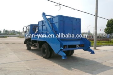 dongfeng 4*2 6m3 8m3 10m3 swing arm garbage truck