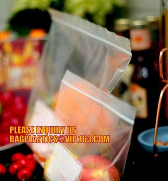 Double Zip Lock PE Zipper Bag, ECO friendly reclosable double zip lock bag, Waterproof Clear PE Zip Lock Bag Packing/Double Recl