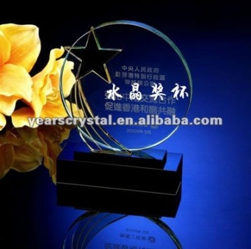 custom Trophy award crystal