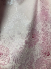 Pearl Printed Flower Microfiber Fabrics