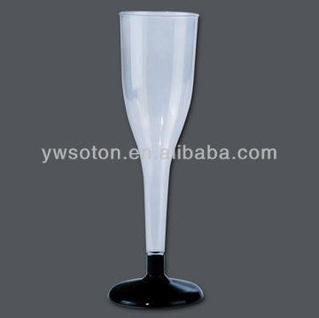 party champagne glass/wedding champagne glass/Disposable plastic champagne glasses/plastic ps goblet set