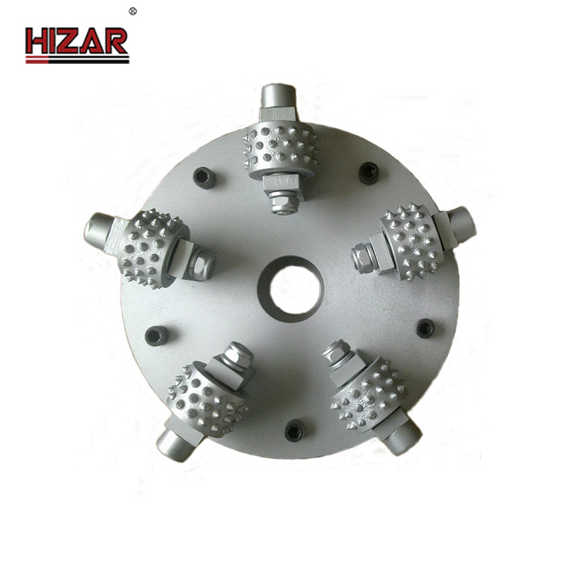 Diamond Bush Hammer Roller Tool Frankfurt Shape for Concrete