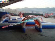 Water-proof Inflatable Sports Games , Inflatable Car Race Track