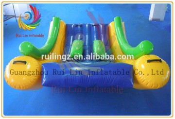 Ruilin wholesale inflatable water sport,inflatable seesaw on water