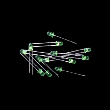 570nm LED 3mm Green Through-hole Diffused LED 3.0V