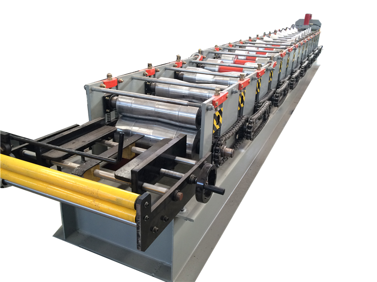 Automatic aluminium cold ridge caps roof tile roll forming machine