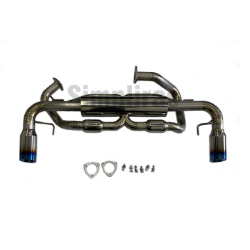 91-05 Acura NSX Catback Exhaust pipe Twin Muffler