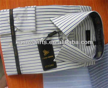 Mens cotton Shirts Man classic Stripes Shirts Dress Shirts