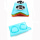 Pet Double Plastic Bowl Dog Drink Bowl