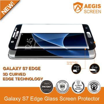 Full Cover 3D curved For s7 edge tempered glass screen protector for s7 edge screen protector