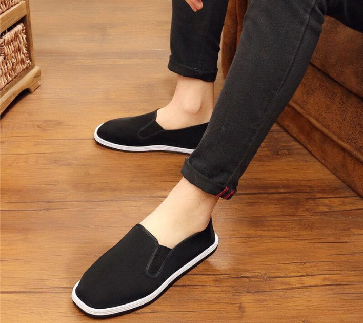 Comfortable and durable old Beijing cloth shoes with tire soles high quality fashion  sneaker men shoes