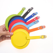 Colorful Designer Luggage Tags: PU Leather Travel Accessories