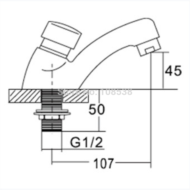 Luxury self clothing basin tap SL2504(02)