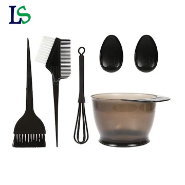 Professional Plastic Hair Tinting Bowl with Brush for Dye and Coloring