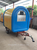 Minggu food trolley blue carts for sale