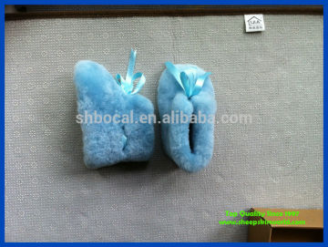 lovely sheepskin wool soft baby booties