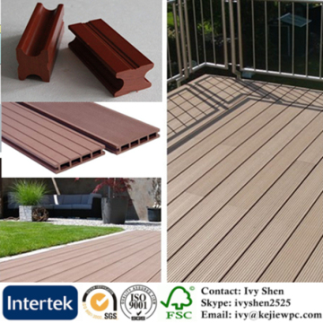 Waterproof Flooring Outdoor Decking Boards WPC Deck Composite Wood Decking