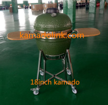 18inch green color egg shape bbq grill