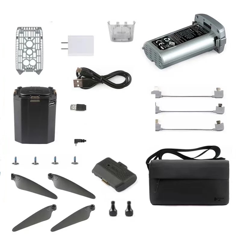 Hubsan Original RC Drone Spare Parts Accessories of Zino Mini Pro Shoulder Bag Blades Charger Propellers Type C Cable