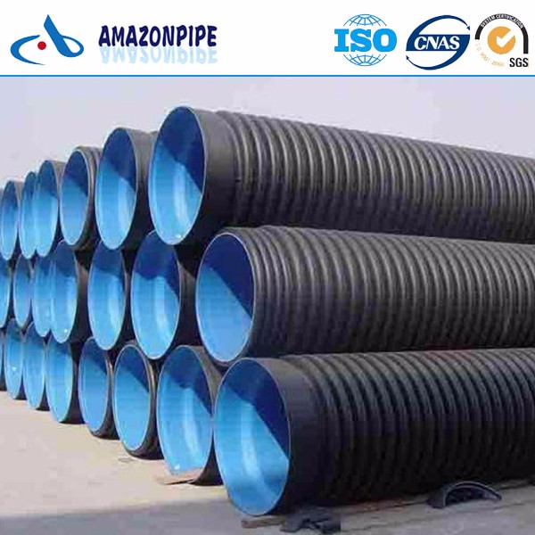 6 Inch 8 Inch 10 Inch 24 Inch HDPE double wall corrugated pipe price list