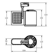 Emma 30w Dimmable Led Track Lights With Perfect Light Distribution Led Track Spotlight