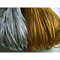 Factory price supply gold metallic elastic cord