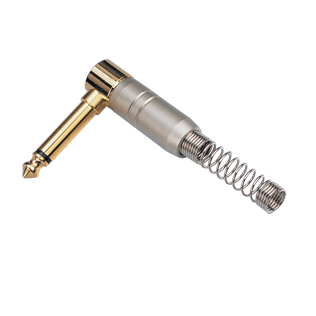 Gold Color Metal Phone Jack Connectors