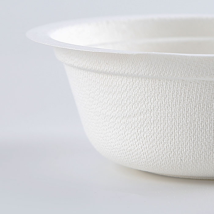 Biodegradable Disposable Sugarcane SaladBowl With Lid Sugarcane Bagasse Food Bowl