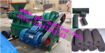 Coal and charcoal bar extruder machine