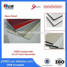 Colorful Curtain Wall Construction Materials Competitive Mirror Aluminum Composite Panel