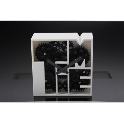 Metallgeometrie Gear Desk Clock