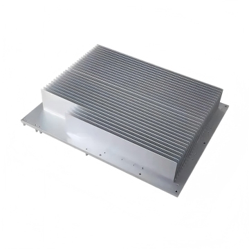 Anodized aluminum heat sinks for LED lighting