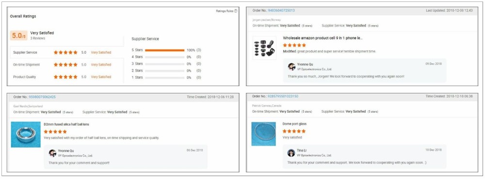 rectangular optical window/ wafer/ flat