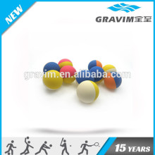 hollow bouncing ball rubber material factory/suppiler,double colors bouncing ball