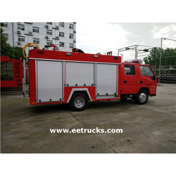 Caminhões de bombeiros de tanque de água JMC 1800 litros