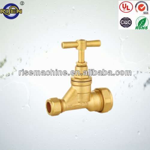 brass body brass stem reducing thread globe valve