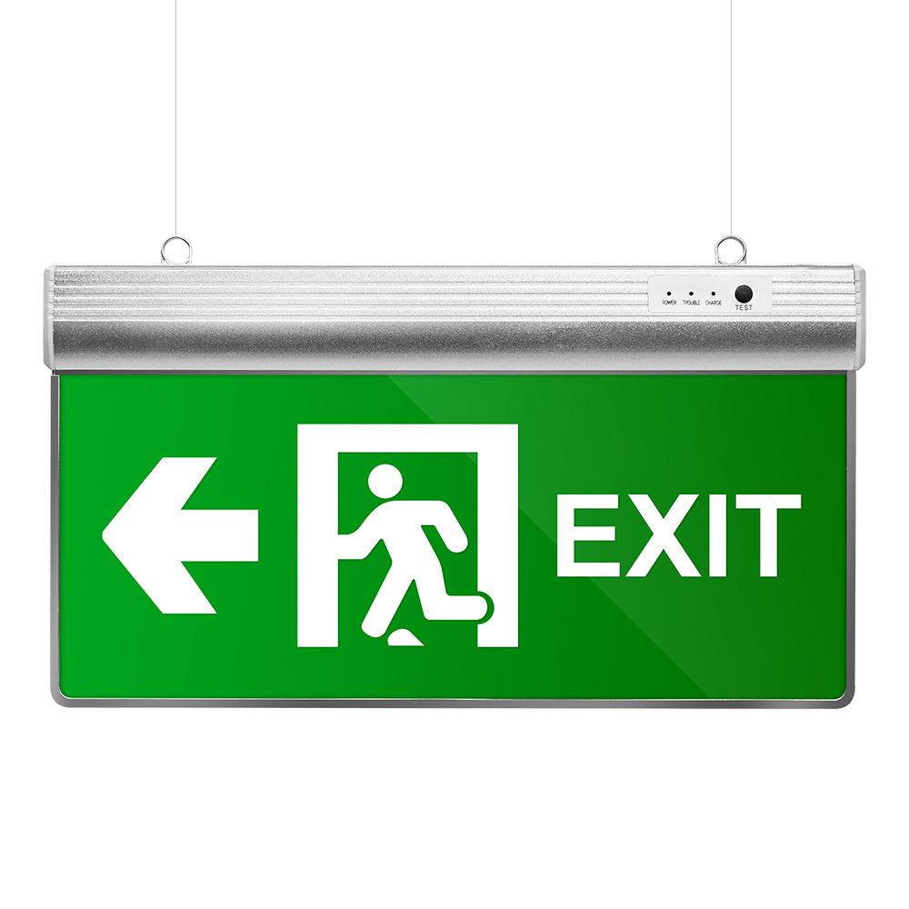 High bright emergency exit signs