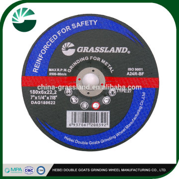 German EN12413 and MPA abrasive cutting and grinding fiber wheels