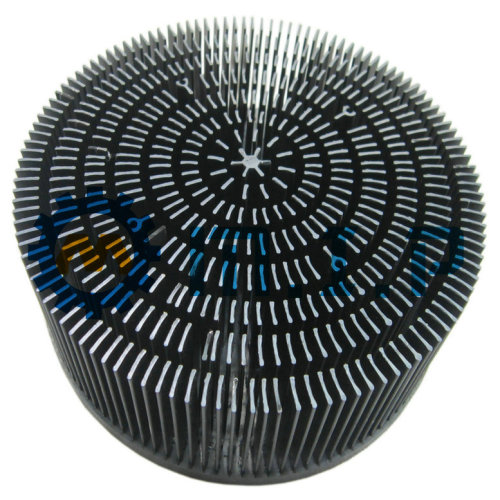 210mm high power round cold forged led cooler