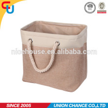 Multifuntional canvas laundry bag for home living
