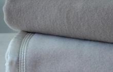 100% Luxurious Australian Wool Throw Blanket , 4-Row Stitch