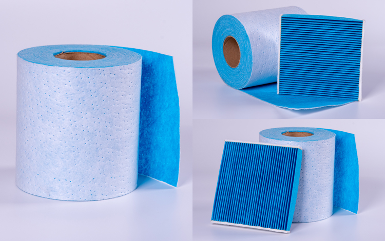 Auto air electrostatic cotton PP polyester filter cloth media paper