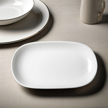 Hot Selling CHAODA 6-Inch Oval Tissue Saucer for Home, Hotel, and Party Occasions