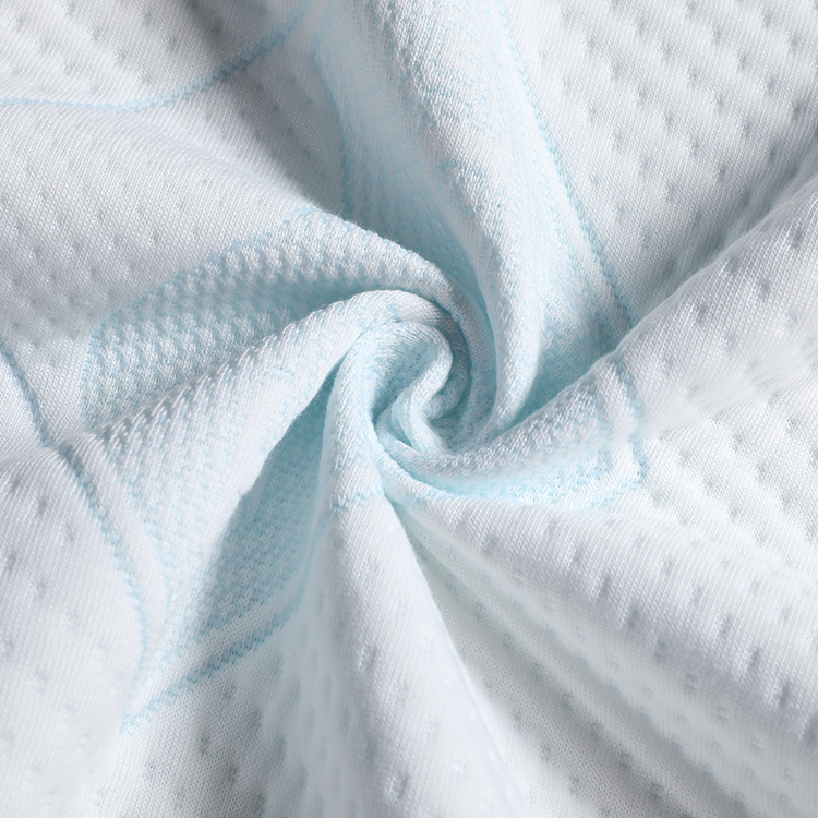 Waterproof Resists Spills & Releases Stains Knitted Jacquard Mattress Fabric