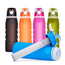 Ur-health 2024 Water Filter Bottle Silicone Collapsible Water Filter Pitchers Bottles