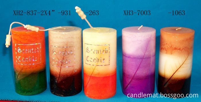 Wholesale cylinder type craft candle
