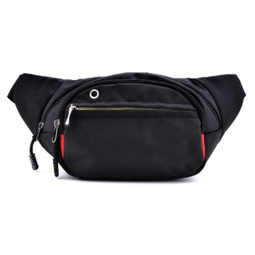 Trendy Black Ourdoor Travel  Small Waist Bag