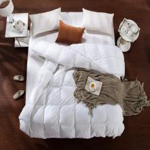 Goose Down Comforter King Size Solid White Duvet