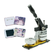 55mm Square Hard Enamel Badge Button Maker Kit
