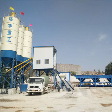 Wet ready mix concrete batching plant HZS50